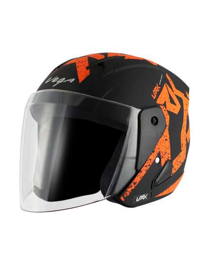 VEGA Unisex Lark Victor
                    ISI Certified Lightweight Open Face Helmet