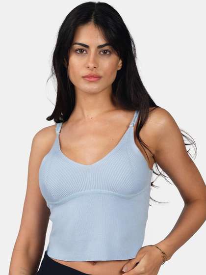 Virgio Women Onda
                        V-Neck Slim Fit Strappy Knit Camisole