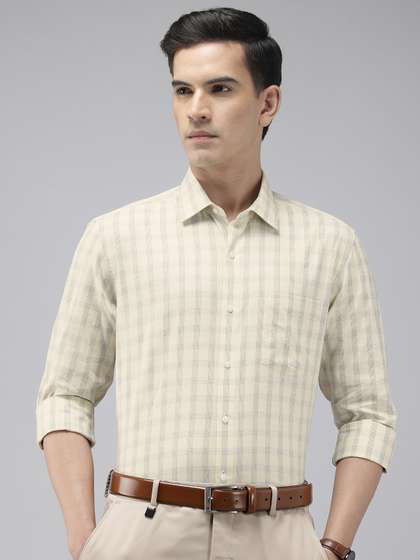 Arrow Pure Cotton
                        Tartan Checked Manhattan Slim Fit Formal Shirt