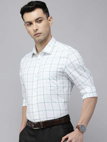 Arrow Manhattan Slim
                        Fit Checked Pure Cotton Formal Shirt