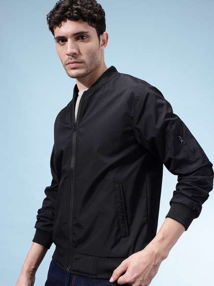 SZN Stand Collar
                        Windcheater Bomber Jacket