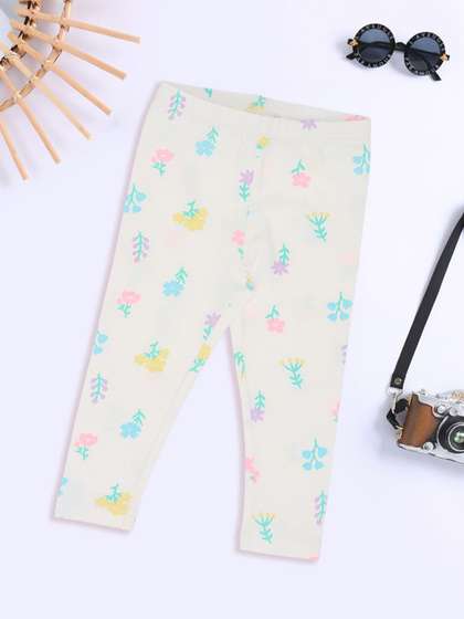 Pantaloons Baby Girls
                    Printed Ankle Length Leggings