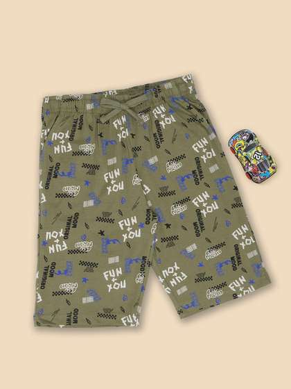 Pantaloons Junior Boys
                    Graphic Printed Regular Shorts