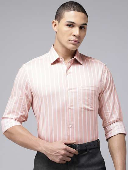 Arrow Manhattan Slim
                        Fit Striped Pure Cotton Formal Shirt