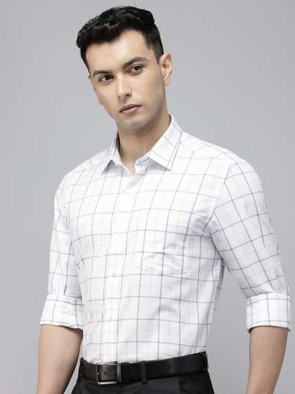 Arrow Manhattan Slim
                        Fit Checked Pure Cotton Formal Shirt