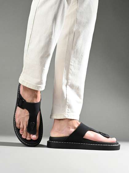 LOUIS STITCH Men
                    Lightweight T-Strap Slip-On Sandal