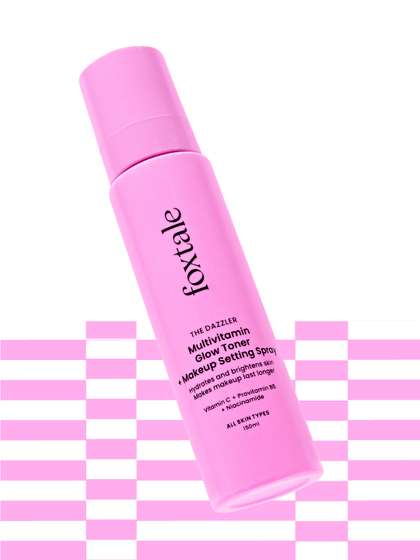 FoxTale Multivitamin
                        Glow Toner & Makeup Spray with VitaminC
                        & Niacinamide-150ml