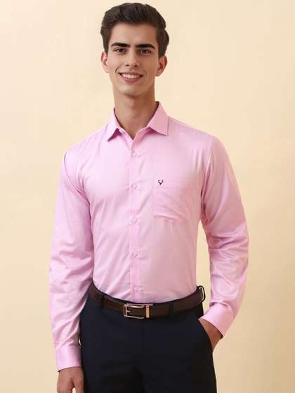 Allen Solly Slim Fit
                        Geometric Printed Pure Cotton Formal Shirt