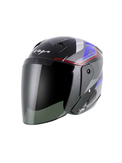 VEGA Unisex Lark Legend
                    ISI Certified Lightweight Open Face Helmet