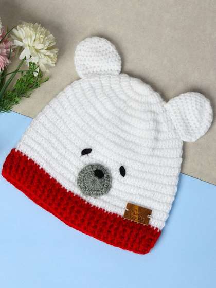 FUNKRAFTS Kids Self
                    Design Woollen Beanie