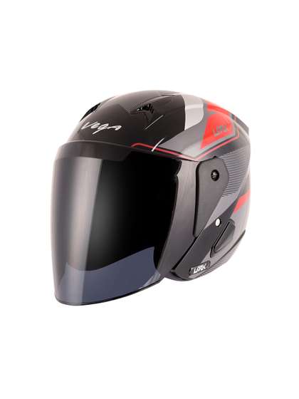 VEGA Unisex Lark Legend
                    ISI Certified Lightweight Open Face Helmet