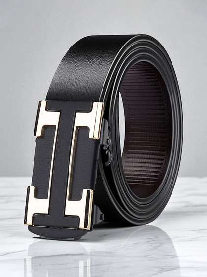 Killer Men Vegan
                      Leather Formal Belt with Push Pin Closure