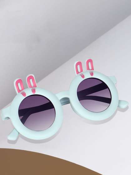 DEXENT COLLECTION Kids
                    Full Rim Style Round Sunglasses with Etet Round
                    Blue