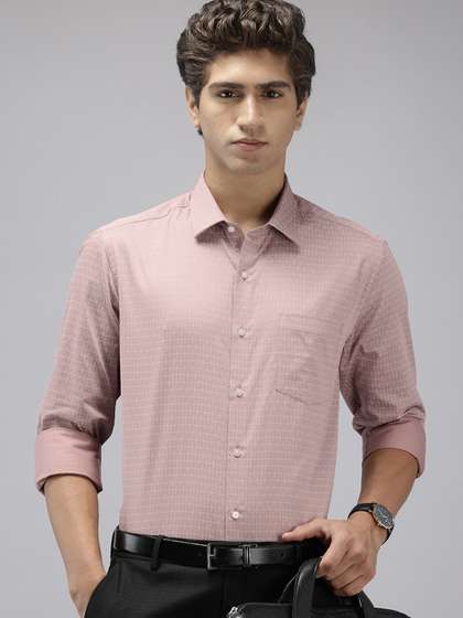 Arrow Manhattan
                          Slim Fit Geometric Printed Pure Cotton Formal
                          Shirt