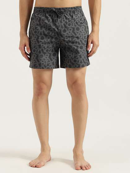 United Colors of
                          Benetton Men Printed Pure Cotton Mid-Rise
                          Breathable Boxers