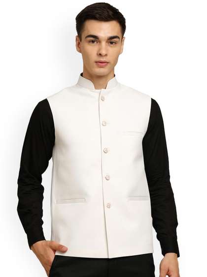 URBAN KANYA Woven
                        Nehru Jacket