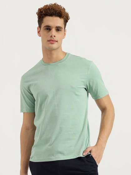 United Colors of
                        Benetton Men Solid Round Neck Relaxed Fit
                        T-shirt