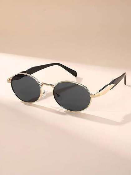 HAYDEN haiza Women
                          Oval Sunglasses with UV Protected Lens
                          GOLD-NEW OVAL 122