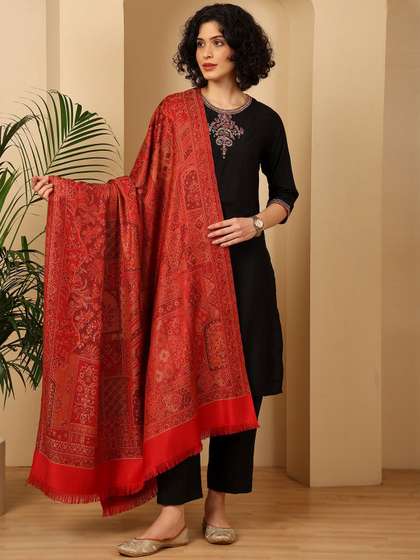 Tweedle Ethnic Motifs
                      Woven Design Shawl