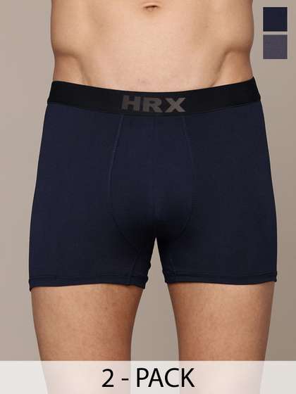 HRX by Hrithik
                        Roshan Pack Of 2 Mid-Rise Short Trunks
                        HRX-P1-TRUNK-GREY-NAVY BLUE-S