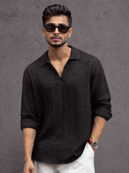Powerlook Men
                          Opaque Casual Shirt