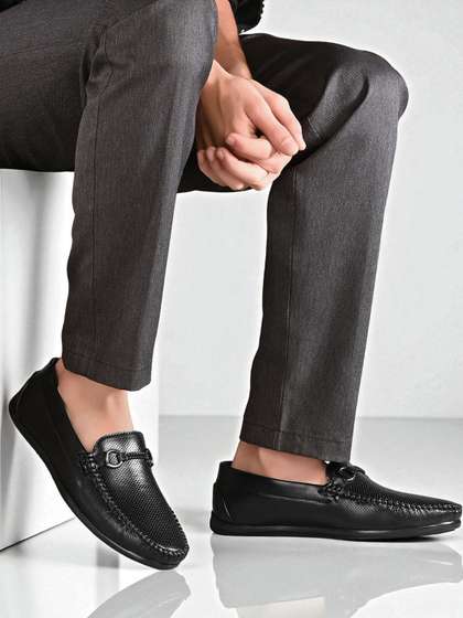 HERE&NOW Men
                        Black Formal Shoes