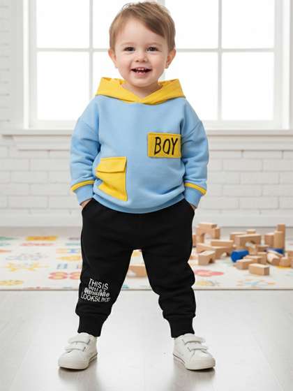 Hikuj Kids-Boys Cotton
                    Blend Printed Clothing Set