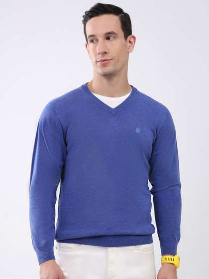 Monte Carlo Men V
                        Neck Full Sleeves Pullover Sweaters