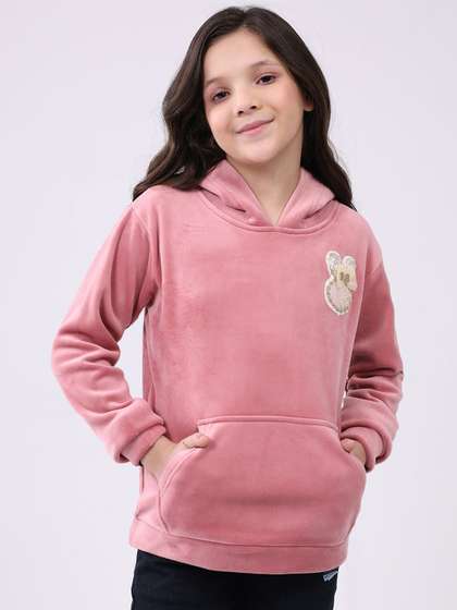 Monte Carlo Girls Hooded
                    Long Sleeves Kangaroo Pocket Sweatshirt