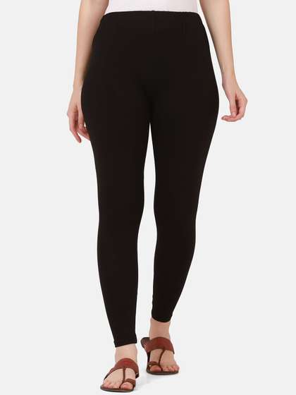 VANSIRI Pure Cotton
                        Slim-Fit Ankle-Length Leggings