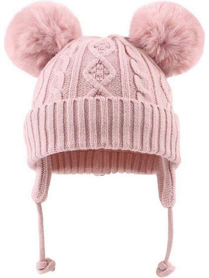 Infispace Kids Self
                    Design Woollen Beanie