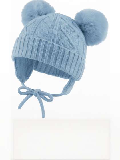 Adorazone Kids Unisex
                      Blue Beanie Winter Knit Warm Caps