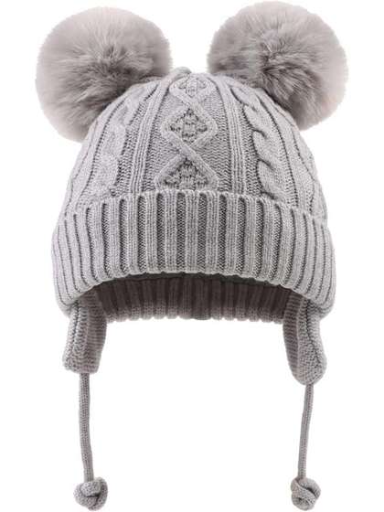 Infispace Kids Knitted
                    Winter Beanie Hat with Pom Pom
