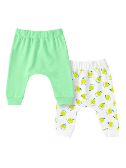 JusCubs Infant Boys Pack
                    Of 2 Printed Cotton Mid-Rise Pyjama