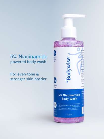 Be Bodywise 5%
                        Niacinamide Body Wash with Aloe Vera for
                        Hydration & Uneven Skin - 250ml