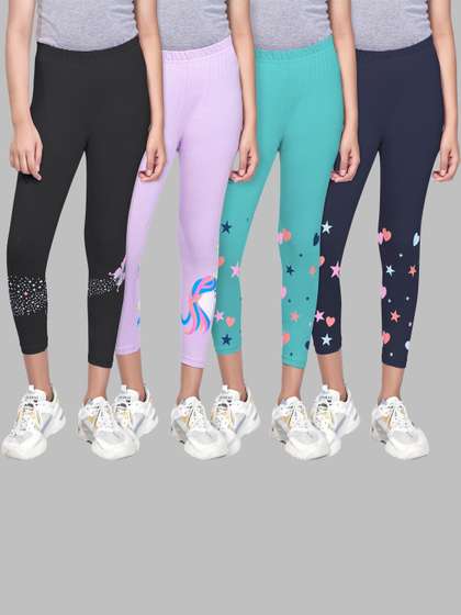 ZUNIORS SSC Girls Pack
                    Of 3 Printed Capris