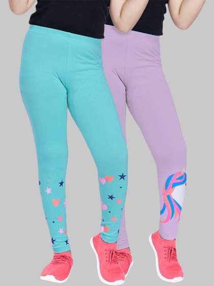ZUNIORS SSC Girls Pack
                    of 2 Ankle Length Leggings