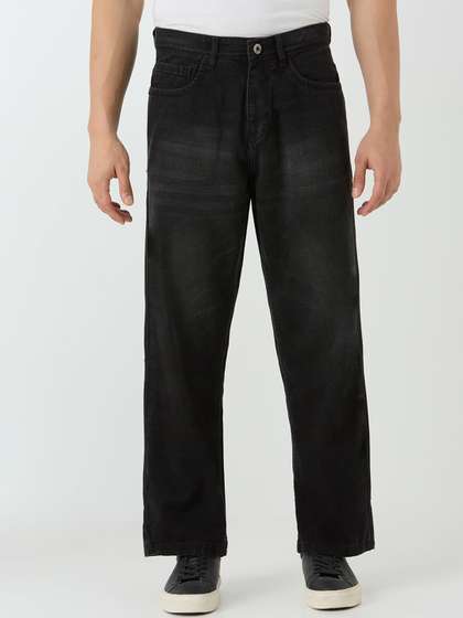 TCI Men Straight
                          Fit Mid-Rise Light Fade Jeans