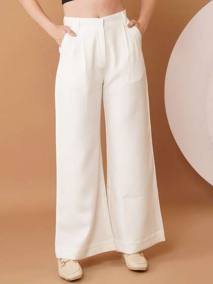 Chemistry Women
                        Relaxed Straight Leg High-Rise Trousers