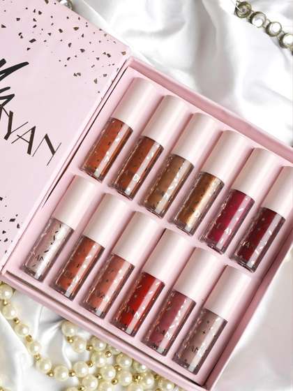 nandiayan Set of 12
                        Liquid Lipstick With Matte finish - 4ml Each