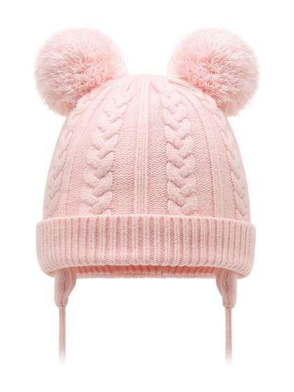 Adorazone Kids Winter
                    Woolen Beanie Hat with Pom Pom