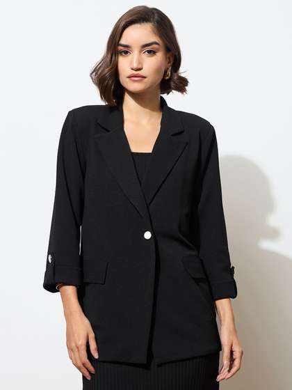 SASSAFRAS Notched
                          Lapel Single Breasted Blazer