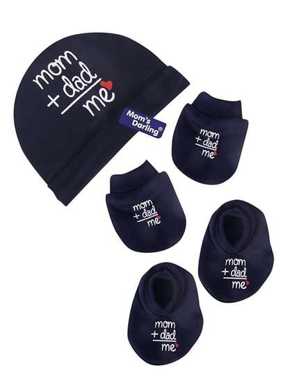Mom's Darling
                      Kids-Unisex Multicoloured Cotton Caps