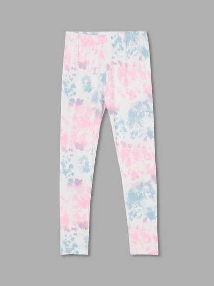 Fame Forever by
                    Lifestyle Girls Printed Pure Cotton Ankle Length
                    Leggings