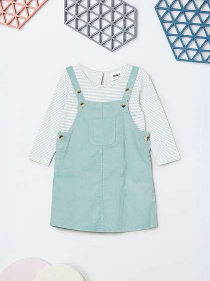 max Shoulder Straps
                    Pinafore Dress With Utility Pockets