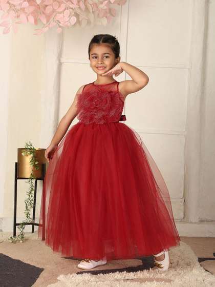 Toy Balloon kids
                    Applique Fit & Flare Maxi Dress