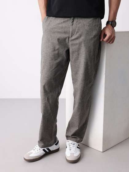 Mast & Harbour
                        Men Relaxed Straight Leg Chinos Trousers