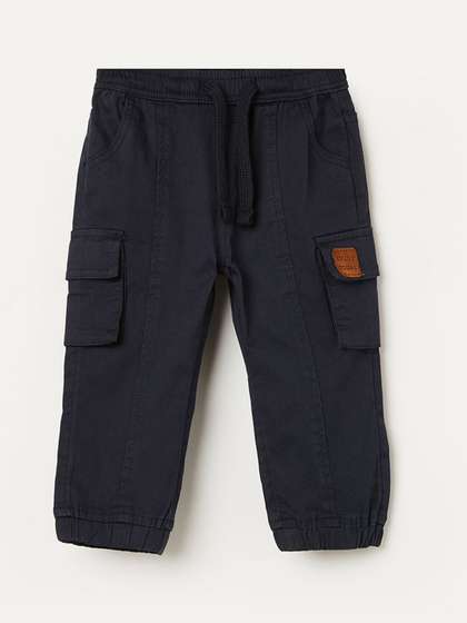 Juniors by Lifestyle
                    Boys Jogger Fit Mid-Rise Cotton Cargos