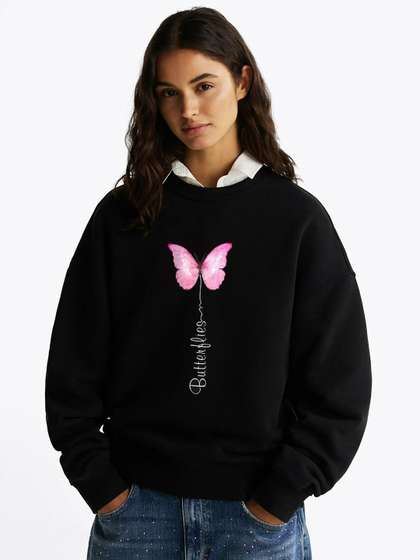 Kotty Women Printed
                        Full Sleeve Sweatshirt