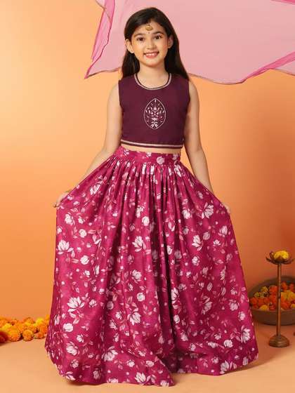 BAESD Girls
                        Embroidered Ready to Wear Lehenga & Blouse
                        With Dupatta
